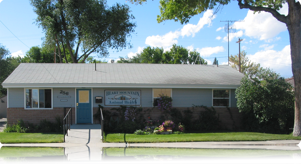 Heart Mountain Animal Health building exterior in Powell, Wyoming